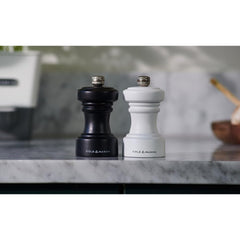 COLE & MASON HOXTON SALT MILL 104MM/4 INCHES, WHITE COLOR - Mabrook Hotel Supplies