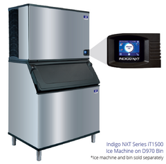 753Kg /24 Hr, Indigo NXT Half Dice Ice Cube Machine.