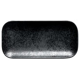 RAK PORCELAIN KARBON BLACK RECTANGULAR PORCELAIN SERVING DISH, DIM (CM): 21 L X 11 W. - Mabrook Hotel Supplies