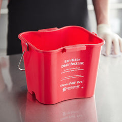 PAIL, GREEN - PAIL PRO 8 QUART RED - Mabrook Hotel Supplies