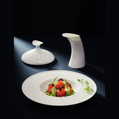 RAK PORCELAIN BRAVURA BONE CHINA JUG, 12.3 OZ, DIM: D 8.1 x H 16.6 CM - Mabrook Hotel Supplies