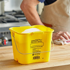 Kleen Pail Pro Kleen-Color 6 Quart - Yellow - Mabrook Hotel Supplies