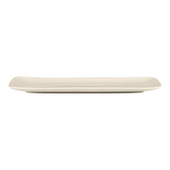 RAK BONE CHINA BRAVURA RECTANGULAR PLATE IVORY, DIA: 27.7 X 13.9 X 1.6 CM - Mabrook Hotel Supplies