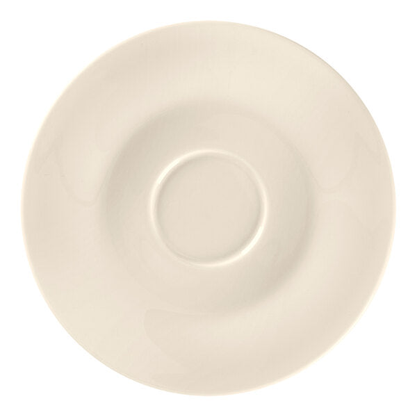 RAK PORCELAIN BRAVURA BONE CHINA ESPRESSO CUP SAUCER IVORY, 12 CM - Mabrook Hotel Supplies