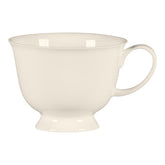 RAK PORCELAIN BRAVURA BONE CHINA FOOTED TEACUP, 7.75 OZ, IVORY. CORRESPONDING SAUCER : RAK-BCBVPSA17 - Mabrook Hotel Supplies