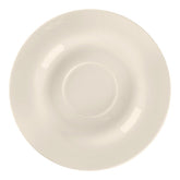RAK BONE CHINA BRAVURA SAUCER FOR PEDESTAL CUP IVORY, 17 CM. CUP CODE: BCBVPNC23 - Mabrook Hotel Supplies