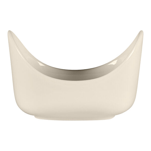 RAK BONE CHINA BRAVURA SUGAR PACK HOLDER IVORY, DIM: 9.5 X 6.4 X 6.2 CM - Mabrook Hotel Supplies