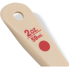 CARLISLE FOODSERVICE PRODUCTS, MEASURE MISER PERFORATED SHORT HANDLE 2 OZ - BEIGE - Mabrook Hotel Supplies