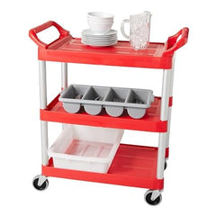 RUBBERMAID COMMERCIAL PRODUCTS 4-COMPARTMENT PLASTIC CUTLERY BIN, 2LB CAPACITY, GRAY, SUPPLIES FOR RESTAURANT/ KITCHEN USE. - Mabrook Hotel Supplies