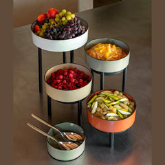 REVOL EN SCENE COLLECTION ROUND RISER XL - BLACK METAL - Mabrook Hotel Supplies