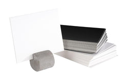 APS BUFFET LABEL STAND, CONCRETE, SET OF 4 - Mabrook Hotel Supplies