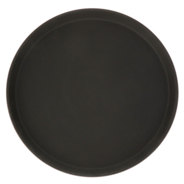 CAMBRO (1400CT110) 14" ROUND FIBERGLASS BAR TRAY, DIA:35.5 CM, COLOR: BLACK. - Mabrook Hotel Supplies