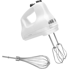KITCHENAID HAND MIXER 5 SPEED - CLASSIC WHITE - Mabrook Hotel Supplies