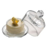 APS GLASS BUTTER DISH