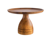 APS ROUND ACACIA CAKE STAND, 24X16 CM - Mabrook Hotel Supplies