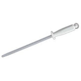 STAINLESS STEEL SHARPENING STEEL WHITE 300 MM / 13 MM IN DIAMETER