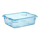 ARAVEN 07822 1/2 SIZE BLUE ABS PLASTIC FOOD PAN - 4" DEEP - Mabrook Hotel Supplies