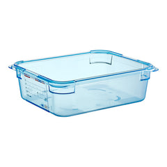 ARAVEN 07822 1/2 SIZE BLUE ABS PLASTIC FOOD PAN - 4" DEEP - Mabrook Hotel Supplies