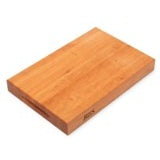 Cherry Chopping Board Reversible W/Grips Large Thickness: 2-1/4” (5.715 CM).