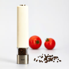 BISETTI ELECTRICAL SALT MILL - WHITE - Mabrook Hotel Supplies