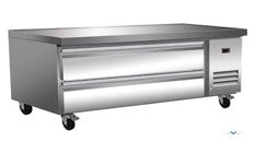 157.5 cm Stainless Steel Chef Base 6x GN1/1 Drawers with Internal Aluminium Painted with Castors. - Mabrook Hotel Supplies
