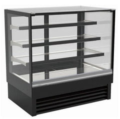 90 cm Cake Showcase with 3 Shelves + Base Depth 800 mm & Castors. - Mabrook Hotel Supplies