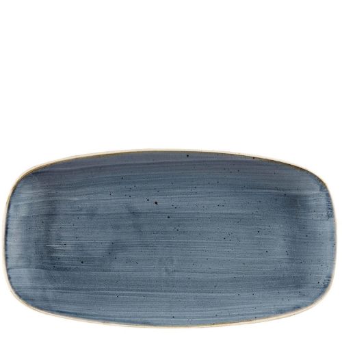 STONECAST BLUEBERRY OBLONG CHEFS PLATE 11 3/4X6" BOX 12 - Mabrook Hotel Supplies