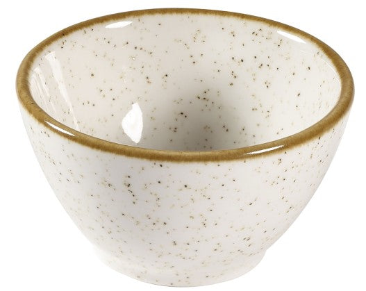 CHURCHILL STONECAST BARLEY WHITE DIP POT 2OZ. - Mabrook Hotel Supplies