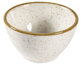 CHURCHILL STONECAST BARLEY WHITE DIP POT 2OZ. - Mabrook Hotel Supplies