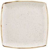 STONECAST WHITE SPECKLE DEEP SQUARE PLATE – SIZE: 26cm - Mabrook Hotel Supplies
