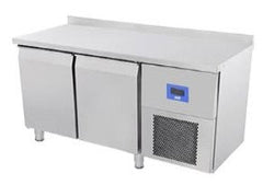 COUNTER TYPE FREEZER WITH DOUBLE DOOR WITH WHEELS AND BACKSPLASH (3 Years Warranty Against Manufacturing Defective Including Door Gasket). - Mabrook Hotel Supplies