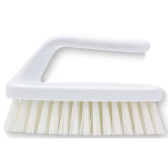 POLYESTER BAKE PAN LIP BRUSH WHITE , LENGTH: 6" (15.24cm) - WIDTH: 2.75" (6.99cm) - HEIGHT: 3.94" (10.01cm).