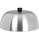 Burger Cover 6" - Aluminum.Accelerates cooking on grill tops; helps retain flavor and moisture.
