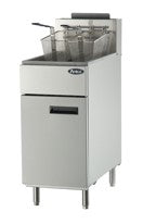 4 Burners Gas Fryer Independent Manual Control with 120,000 BTU. - Mabrook Hotel Supplies