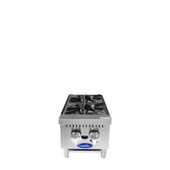 Atosa/ 2 Burners Countertop Ranges Hot Plate with 50,000 BTU.