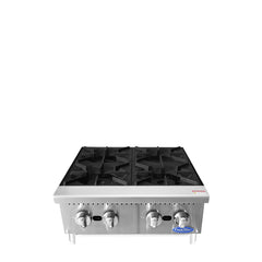 Atosa/ 4 Burners Countertop Ranges Hot Plate with 100,000 BTU.