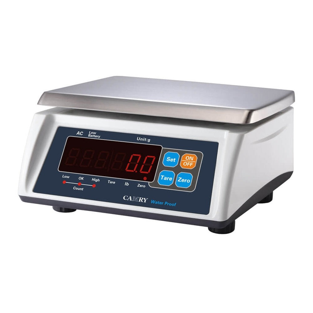 "DIGITAL WEIGHING SCALE, WATER PROOF, CAP: 6 KG, MIN CAP: 40G" - Mabrook Hotel Supplies