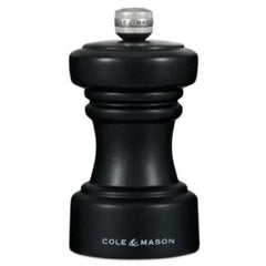 COLE & MASON HOXTON PEPPER MILL 104MM/4 INCHES, BLACK COLOR