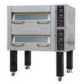 Delta Canada 2 Deck 4 Tray (40x60 cm) Electric Deck Oven with 2 Steams Modules and 2 Stone Hearths.