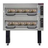 Delta Canada 2 Deck 3 + 3 = 6 (40x60cm) Electric Deck Oven with 2 Steam Module and 2 Stone Hearth.