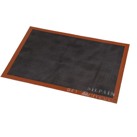 DEMARLE SILPLAIN NON-STICK BAKING MAT, BLACK, PERFORATED, DIM: 58.5X38.5 CM - Mabrook Hotel Supplies
