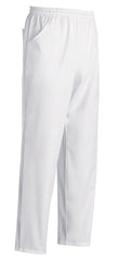 CHEFTROUSER COULISSE WITH PATCH WHITE EXTRA DRY MICROFIBER - Mabrook Hotel Supplies