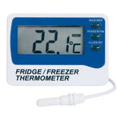 FRIDGE AND FREEZER DUAL SENSOR ALARM THERMOMETER 0.1*C RESOL