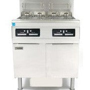 2 Full Pot Electric Fryer W/Built in Filtration with SMART4U® K3000 Controller.