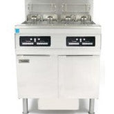 2 Full Pot Electric Fryer W/Built in Filtration with SMART4U® K3000 Controller.