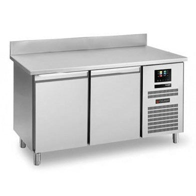 GN 1/1 Refrigerated Counters Depth 700 with 2 Doors with 4 Castors. - Mabrook Hotel Supplies