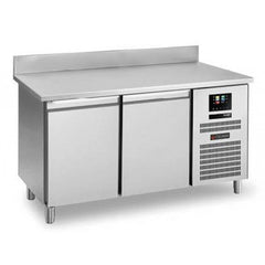 GN 1/1 Refrigerated Counters Depth 700 with 2 Doors with 4 Castors. - Mabrook Hotel Supplies