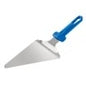 SMALL INOX TRIANGULAR PIZZA SERVER 12X15 CM, FIXED GRIP
