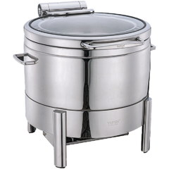 ROUND LUXURY CHAFING DISH S/S STANDARD FRAME CAP. OF FOOD PA - Mabrook Hotel Supplies