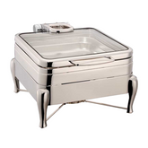 LUXURY  CHAFING DISH 2/3 SIZE S/S STANDARD FRAME GLASS LID.C - Mabrook Hotel Supplies